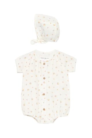 Cuffietta e body - Giallo
