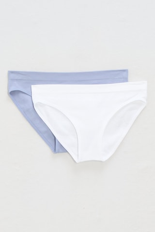 2 slip - Blu e bianco
