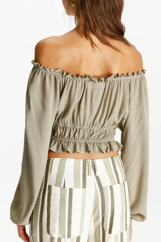 Crop top - Kaki