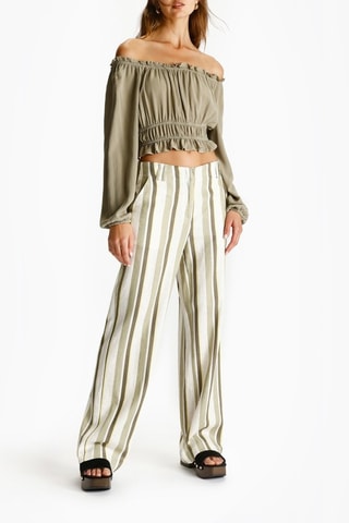 Crop top - Kaki