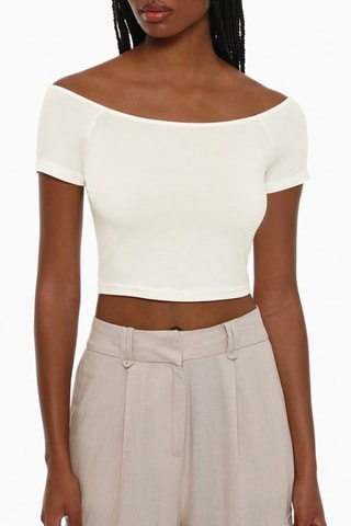 Crop top - Bianco