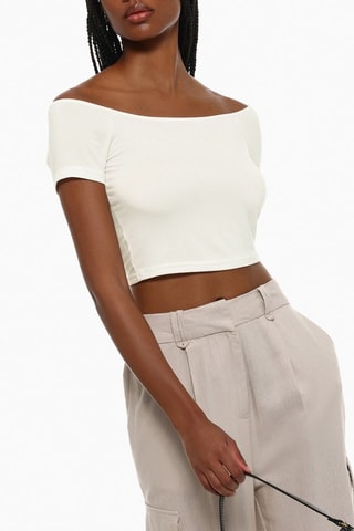 Crop top - Bianco
