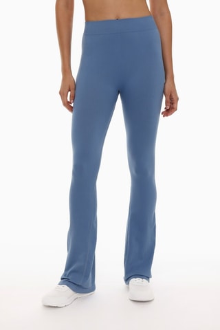 Pantaloni a vita alta - Cobalto