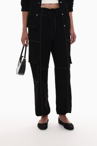 Pantaloni cargo - Nero