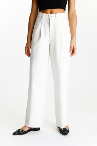 Jeans wide legs - Bianco