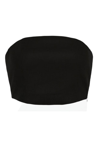 Crop top bustier - Nero