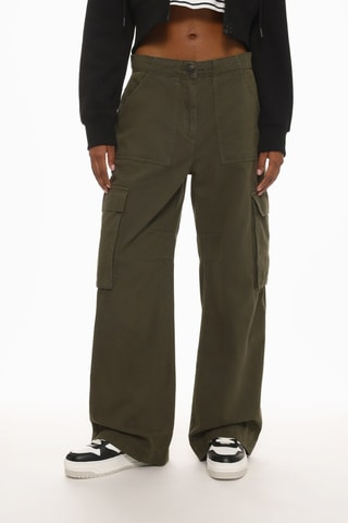Pantaloni cargo - Kaki