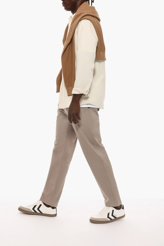 Pantaloni chino slim - Grigio chiaro