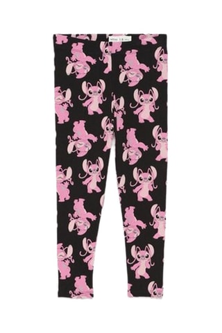 Leggings Angel Lilo e Stitch Disney - Nero