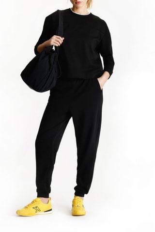Felpa e pantaloni sportivi - Nero
