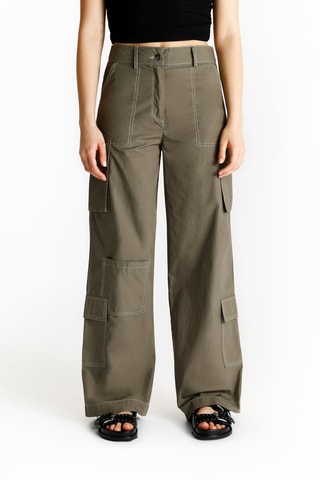 Pantaloni cargo - Kaki