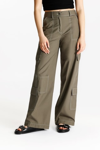 Pantaloni cargo - Kaki