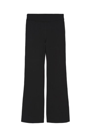 Pantaloni flare - Nero