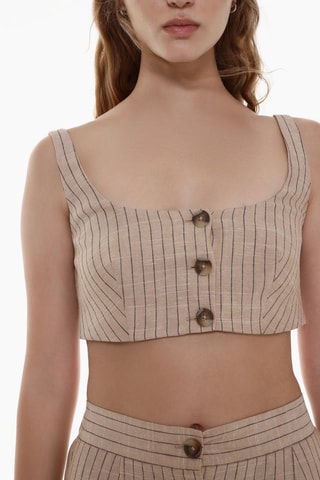 Crop top - Beige