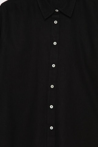 Camicia in lino - Nero