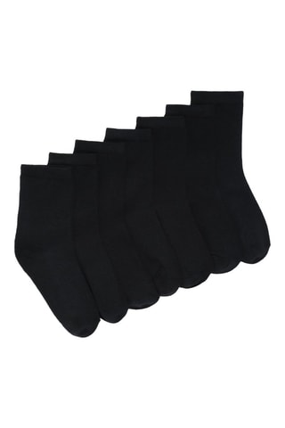 7 paia di calze - Nero