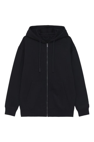 Felpa con cappuccio - Nero