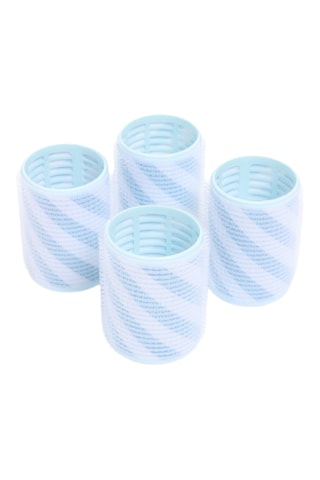 4 bigodini - Azzurro