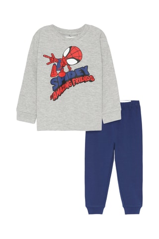 Pigiama Spider-Man Avengers Marvel - Grigio melange