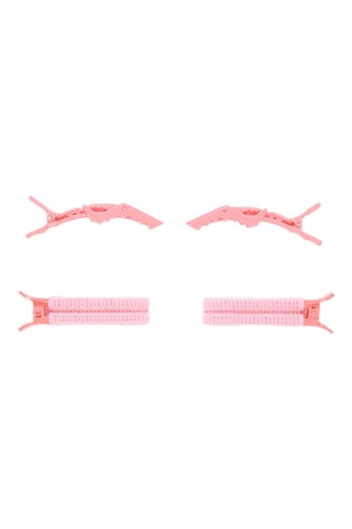 4 pinze per capelli - Rosa