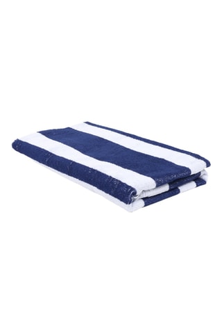 Telo mare - Bianco e navy