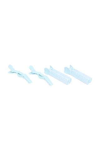 4 pinze per capelli - Azzurro