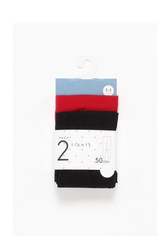 2 collant - 50 denari - Nero e rosso