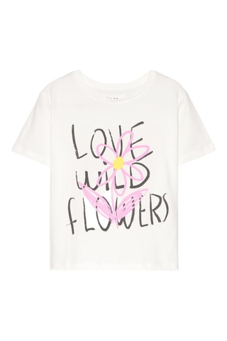 4 t-shirt - Bianco e giallo