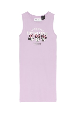 Abito t-shirt Minni Disney - Malva