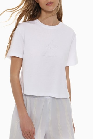 T-shirt pigiama - Bianco