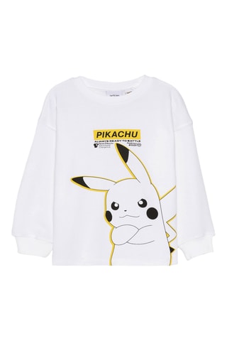 Felpa Pikachu Pokemon - Bianco
