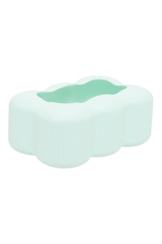 Scatola porta fazzoletti in silicone - Verde acqua