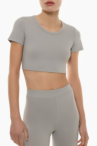 Crop top - Grigio