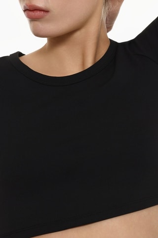 T-shirt cropped - Nero