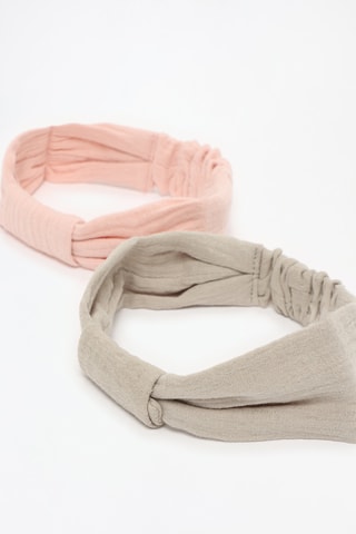 2 fasce - Taupe e rosa