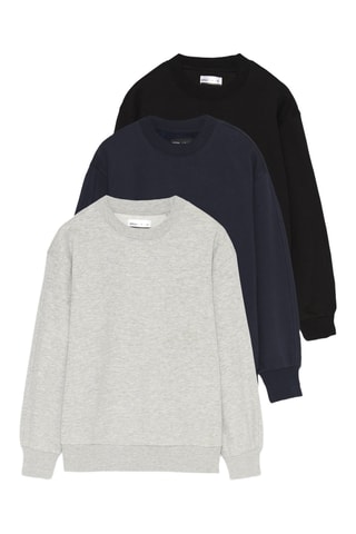 3 felpe - Bianco e navy