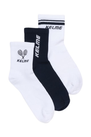 3 paia di calze - Bianco e navy