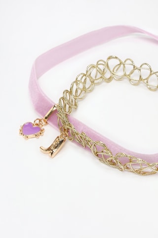 2 bracciali - Dorato e rosa