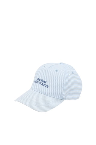 Cappellino - Celeste e bianco