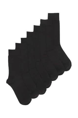 7 paia di calze - Nero