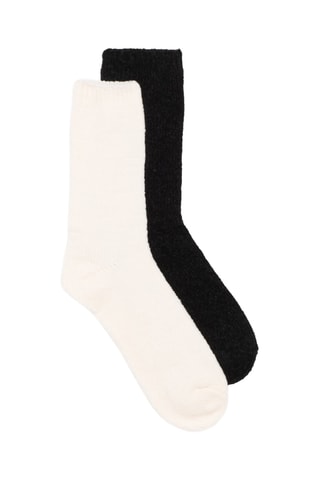 2 paia di calze - Bianco e nero