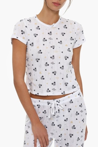 Top Topolino Disney - Bianco