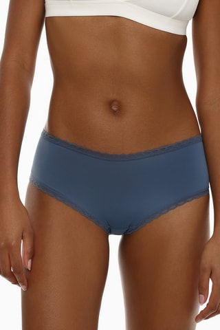 3 culotte - Bianco e navy