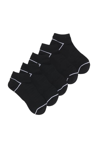 5 paia di calze - Nero
