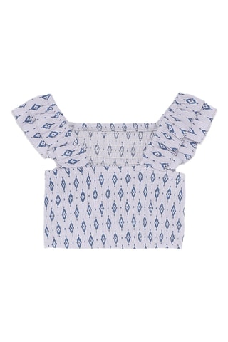 Top - Viola chiaro e navy
