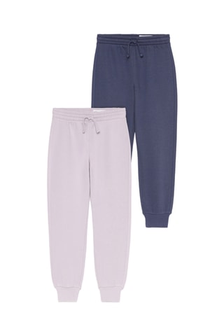 2 joggings - Violet clair et bleu marine