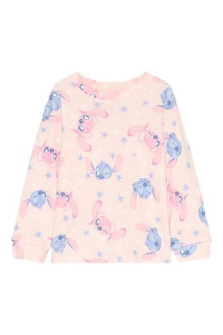 2 pigiami Angel e Stitch Lilo & Stitch Disney - Rosa e malva