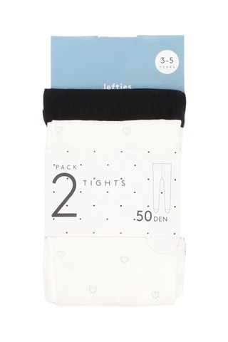 2 collant - 50 denari - Nero e bianco