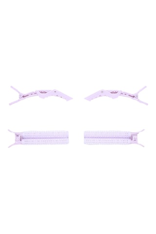 4 pinze per capelli - Malva