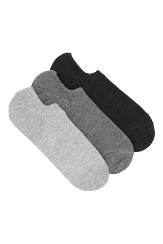 3 paia di calzini - Grigio